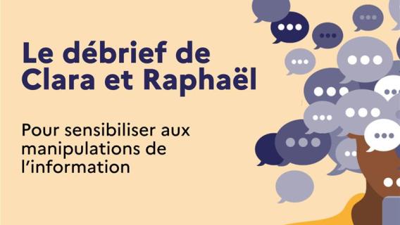 Le podcast « le débrief de Clara et Raphaël »
