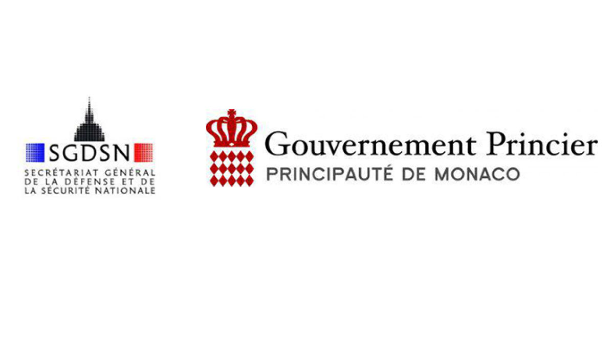 Logos SGDSN et Principauté de MONACO